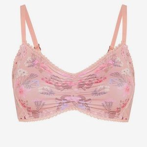 Wild Bloom Bralette in Blush
